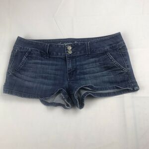 American Eagle Outfitters Women's Shorts Sz10 Blue Slash Pockets